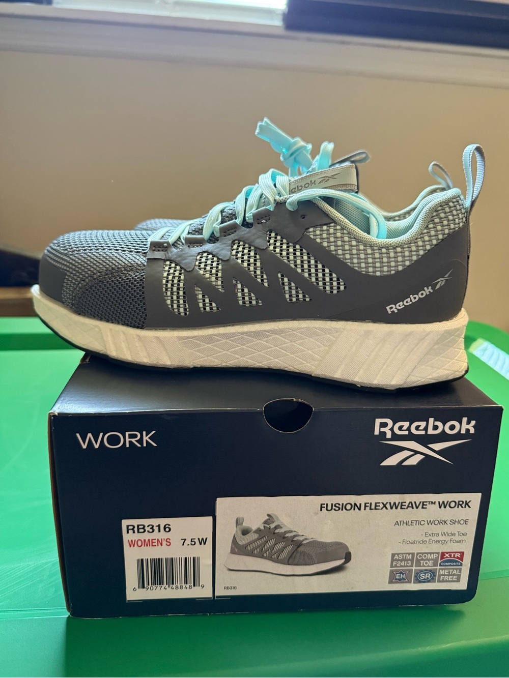 Reebok FUSION FLEXWEAVE™ WORK, size 7.5